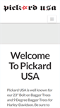 Mobile Screenshot of pickardusa.com