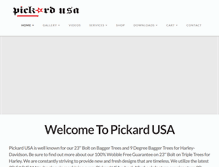 Tablet Screenshot of pickardusa.com